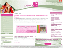 Tablet Screenshot of premios.com